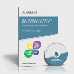 2023-2028年中国科技信息中介服务行业供需分析及发展前景研究